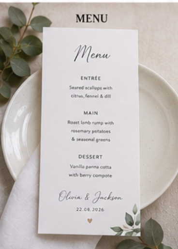 Menus