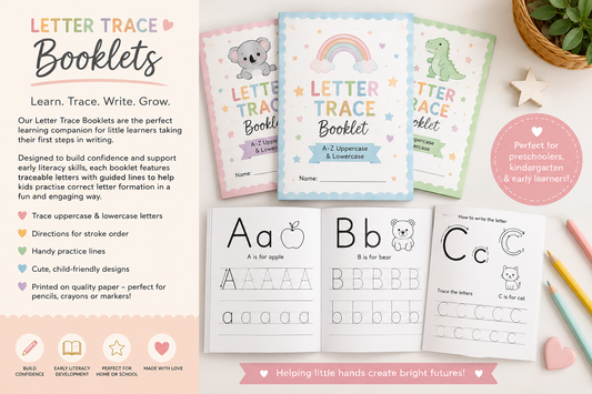Letter Trace Booklets