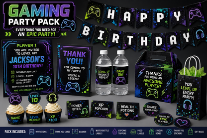 Personalised Birthday Party Pack