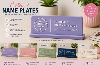 Desk Name Plate