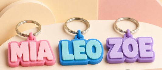 Two-Colour Keyring
