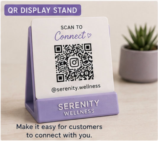 "QR Display Stand"