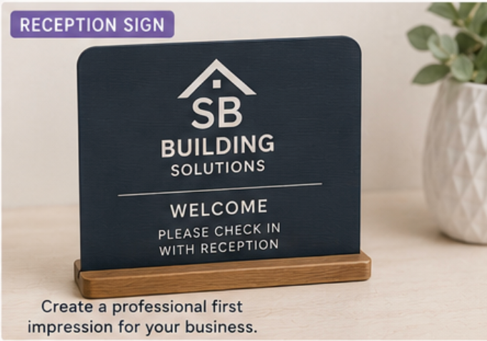 Reception Sign