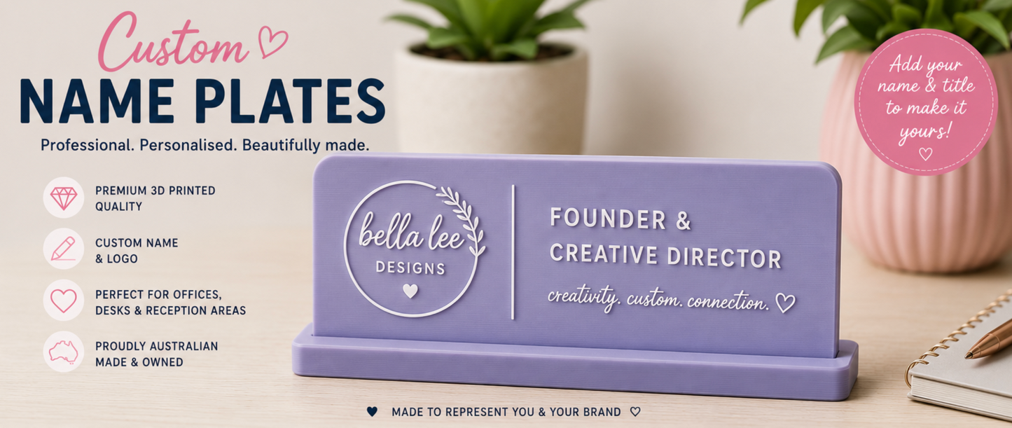 Desk Name Plate