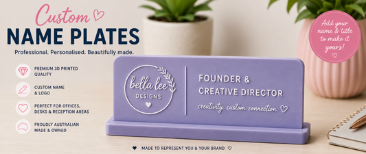 Desk Name Plate