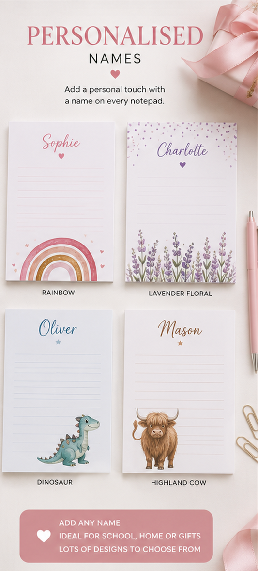 Personalised Notepads