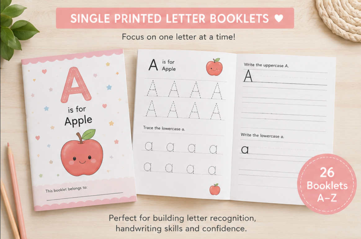 Letter Trace Booklets