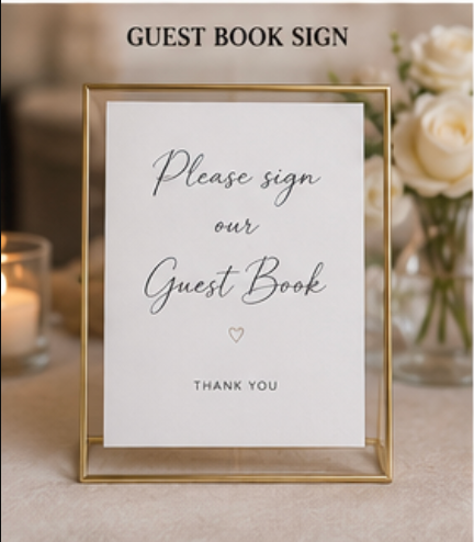 Guest Book Sign