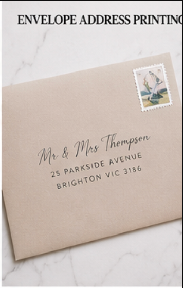 Envelope Address Printing