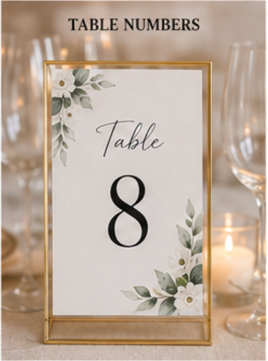 Table Numbers