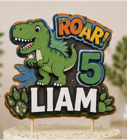 Kids Layered Cake Toppers