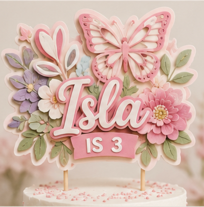 Kids Layered Cake Toppers