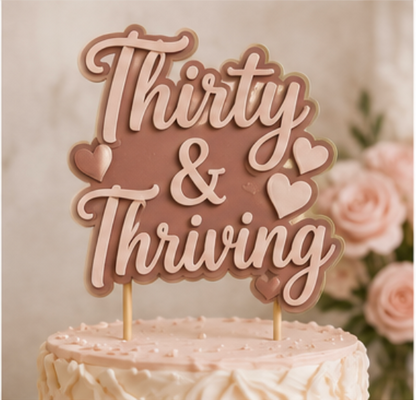 Adult Birthday Cake Toppers