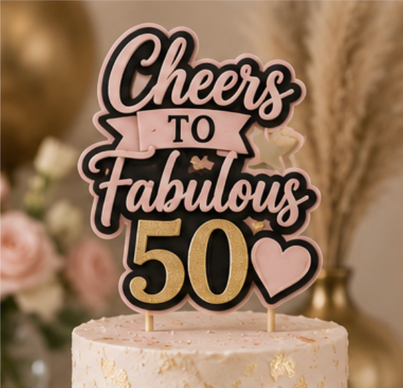 Adult Birthday Cake Toppers