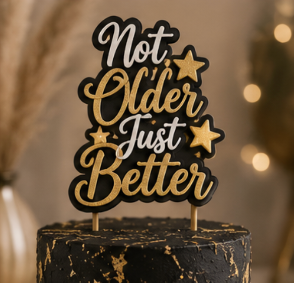 Adult Birthday Cake Toppers