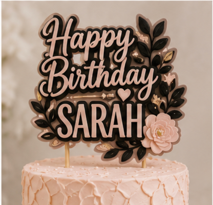 Adult Birthday Cake Toppers