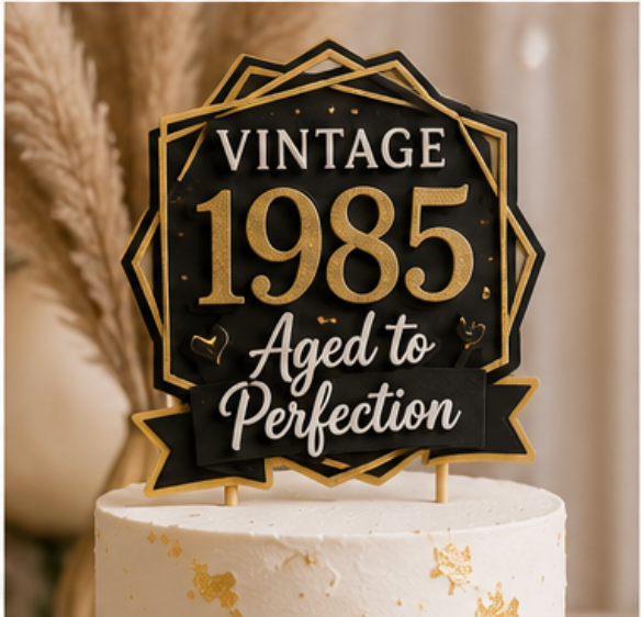 Adult Birthday Cake Toppers