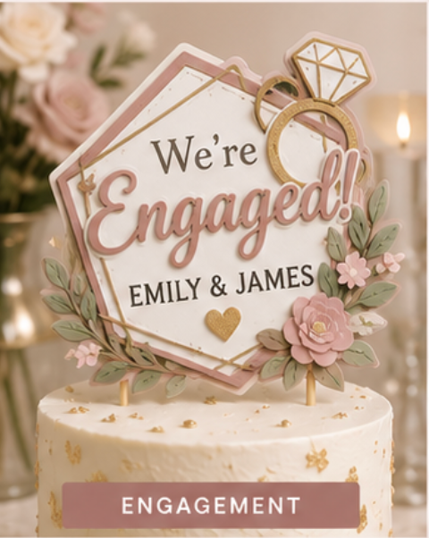Special Event Cake Toppers