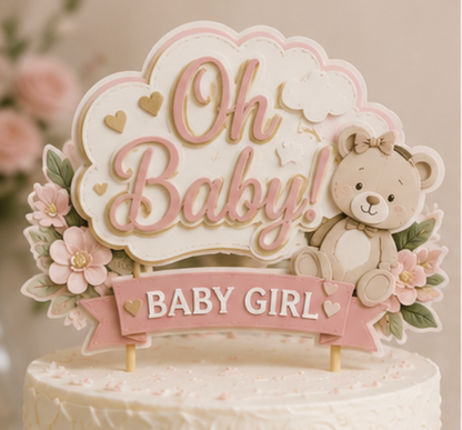 Baby Shower Cake Toppers