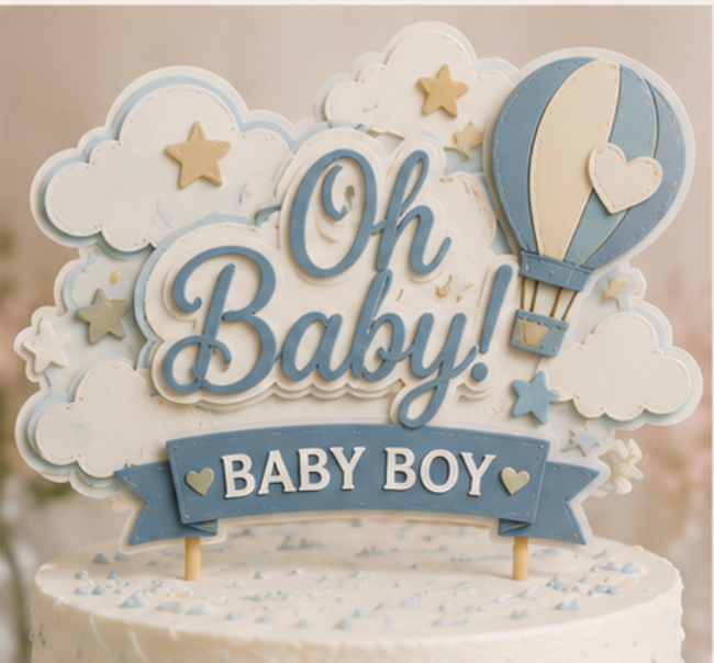 Baby Shower Cake Toppers